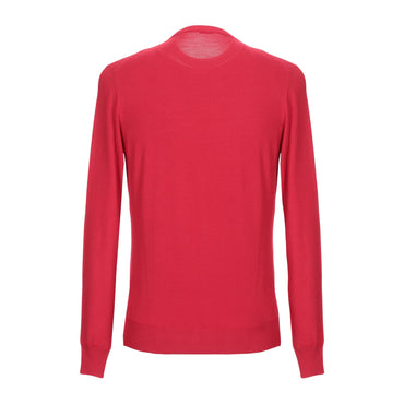 Men Malo Sweaters - Red