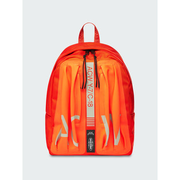 Men Eastpak Large Backpack - Rich Orange/Light Grey