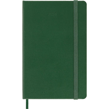 12M Pocket Hard Cover Weekly Notebook Planner - Myrtle Green