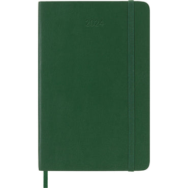 12M Pocket Soft Cover Daily Planner - Myrtle Green